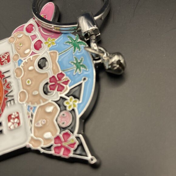 Hello Kitty Kuromi My Melody I love Hawaii Keychain NWT 2022 RARE - Picture 3 of 6